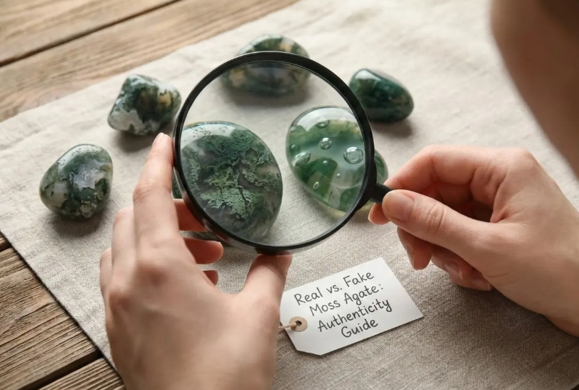 What’s the Difference Between Natural and Treated Moss Agate?